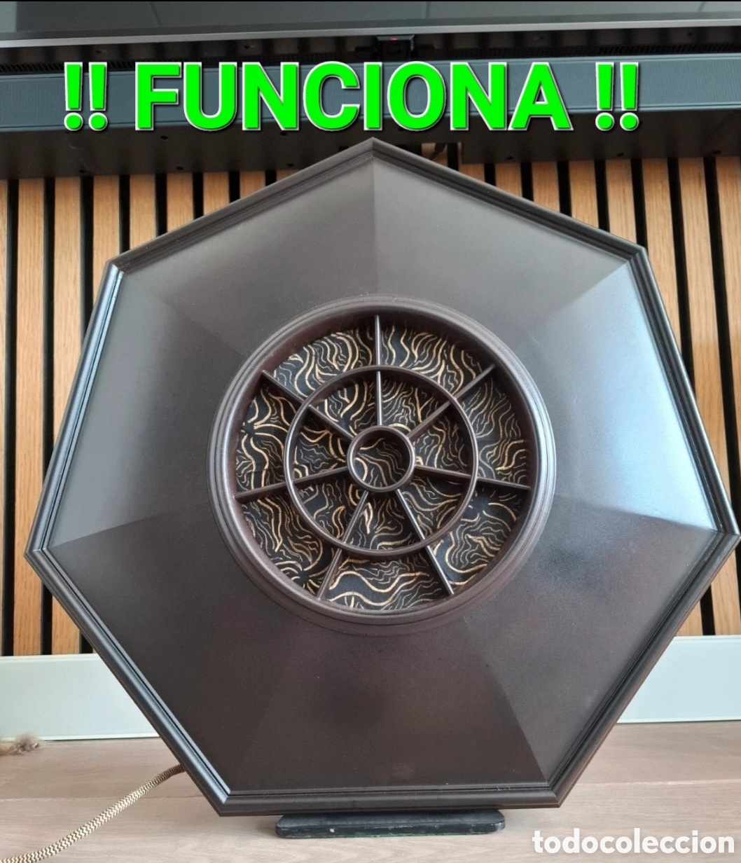 Radios de v&aacute;lvulas: !! FUNCIONA !! EXPECTACULAR ALTAVOZ RADIO ART DECO PHILIPS TROUBADOUR 2108 CHRISTIAN KALFF A&Ntilde;O 1929