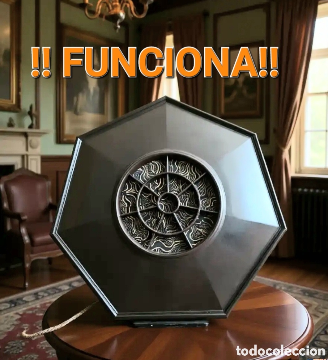 Radios de v&aacute;lvulas: !! FUNCIONA !! EXPECTACULAR ALTAVOZ RADIO ART DECO PHILIPS TROUBADOUR 2108 CHRISTIAN KALFF A&Ntilde;O 1929