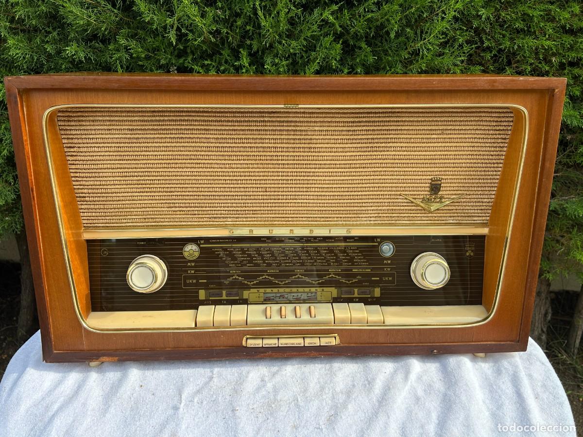 Radios de v&aacute;lvulas: RADIO ANTIGUA GRUNDIG 5077 / VER DESCRIPCION