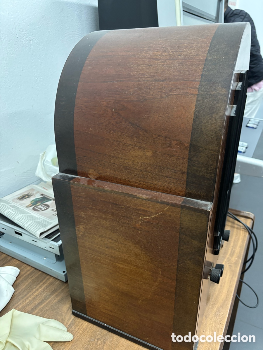 Radios de v&aacute;lvulas: Radio Antigua de v&aacute;lvulas PHILIPS 636 - Foto 4