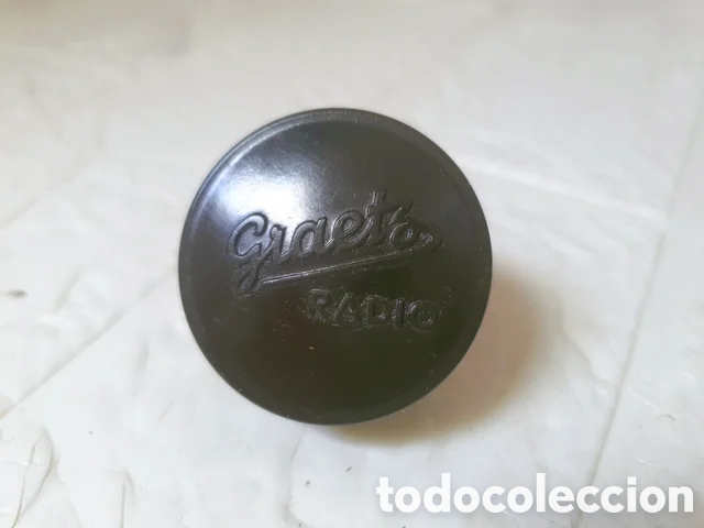 Valve radios: ENCHUFE ORIGINAL DE BAQUELITA GRAETZ RADIO ANTIGUA V&Aacute;LVULAS VINTAGE MADERA BAQUELITA &Eacute;POCA LAMPARA