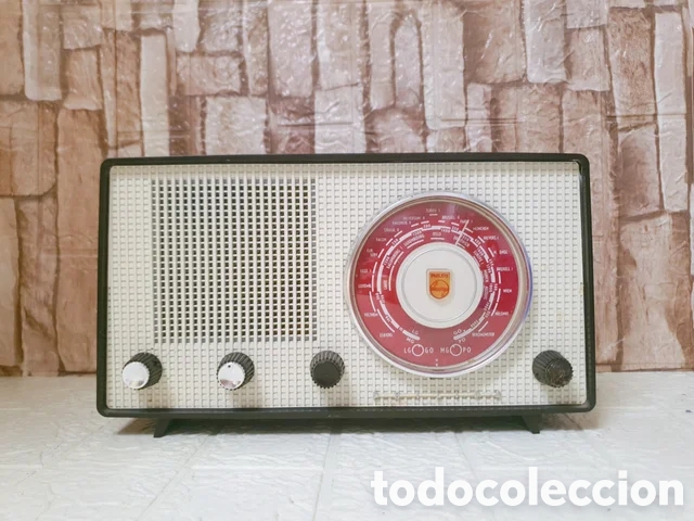 Radios de v&aacute;lvulas: Radio Philips B2X 71U B2X71U / 03 ANTIGUA V&Aacute;LVULAS BAQUELITA VINTAGE &Eacute;POCA BOT&Oacute;N MANDO RETRO