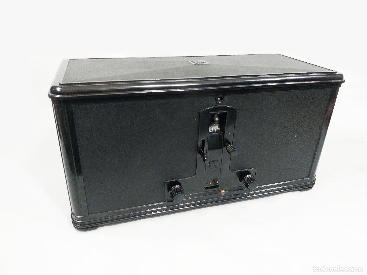 Radios de v&aacute;lvulas: ANTIGUA RADIO TELEFUNKEN 40 W DE BAQUELITA MODELO 1929 CON SU CAJA Y EMBALAJES ORIGINALES. BOXED