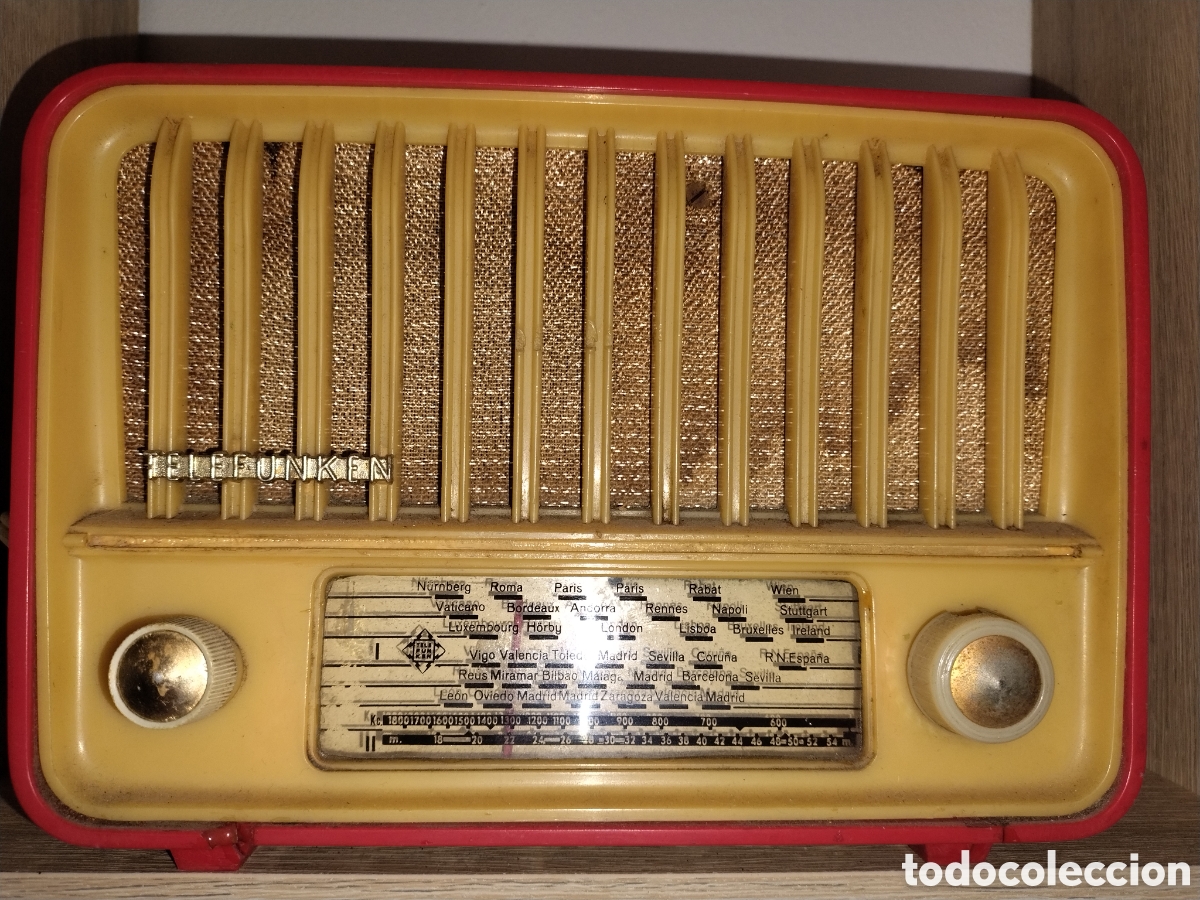 Radios &agrave; lampes: Radio antigua telefunken