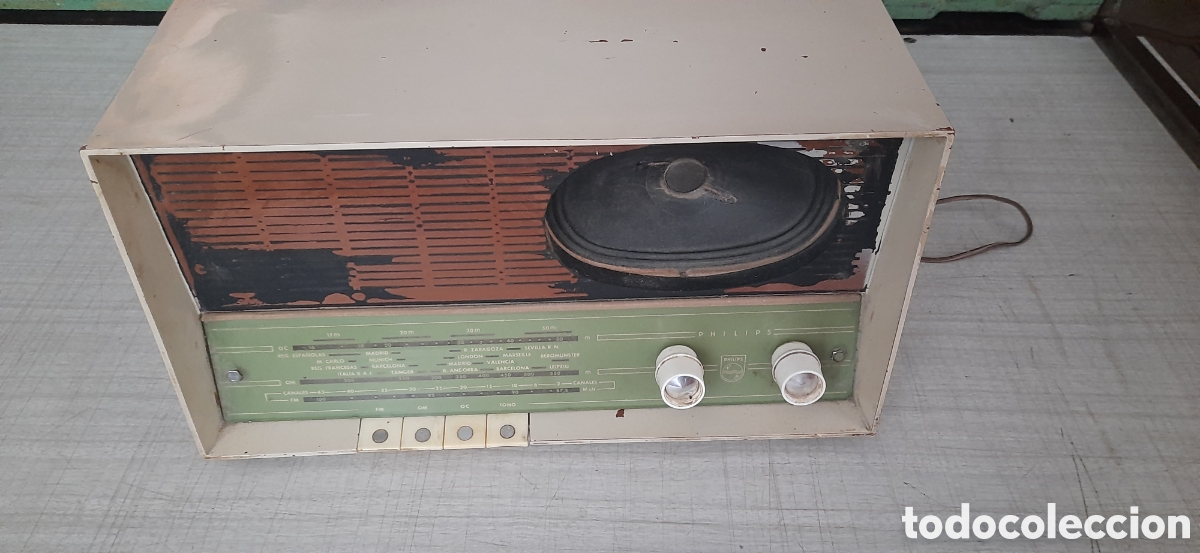 Radios de v&aacute;lvulas: Radio v&aacute;lvulas marca Philips a restaurar