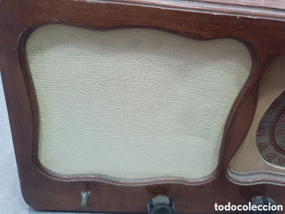 Radios de v&aacute;lvulas: Antigua radio a v&aacute;lvulas. - Foto 5