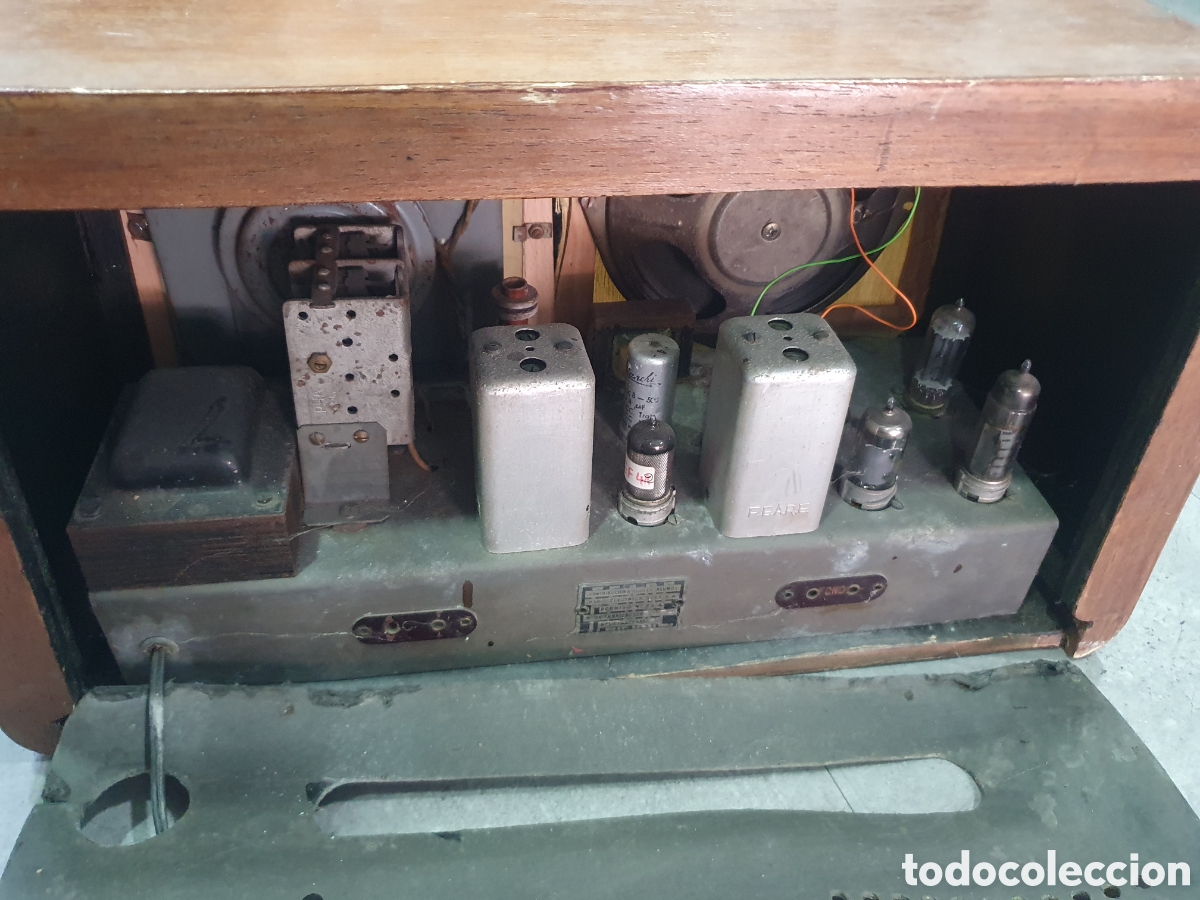 Radios de v&aacute;lvulas: Antigua radio a v&aacute;lvulas. - Foto 6