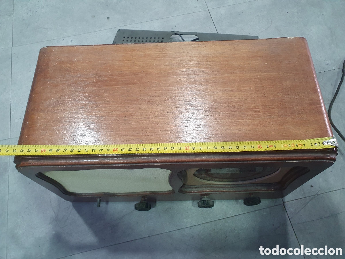 Radios de v&aacute;lvulas: Antigua radio a v&aacute;lvulas. - Foto 7