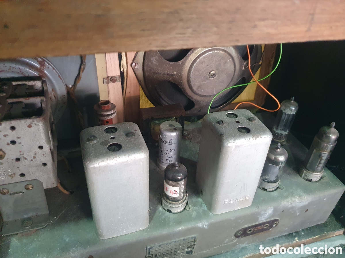Radios de v&aacute;lvulas: Antigua radio a v&aacute;lvulas. - Foto 9