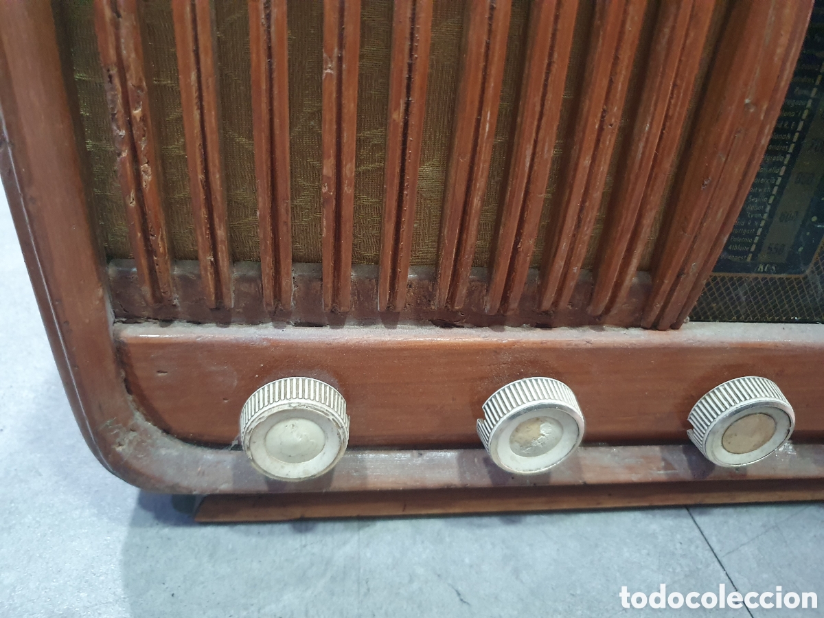 Radios de v&aacute;lvulas: Antigua radio de valvulas - Foto 4