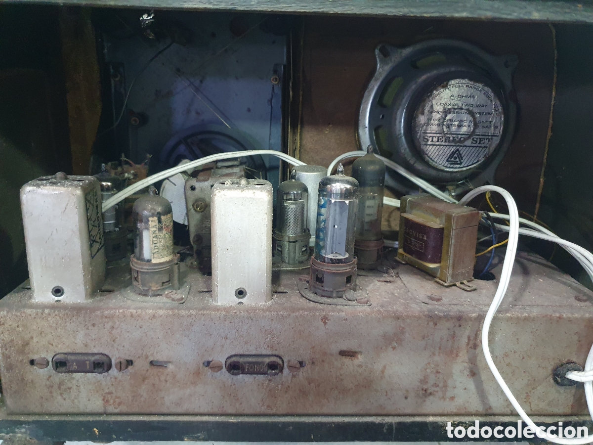 Radios de v&aacute;lvulas: Antigua radio de valvulas - Foto 6