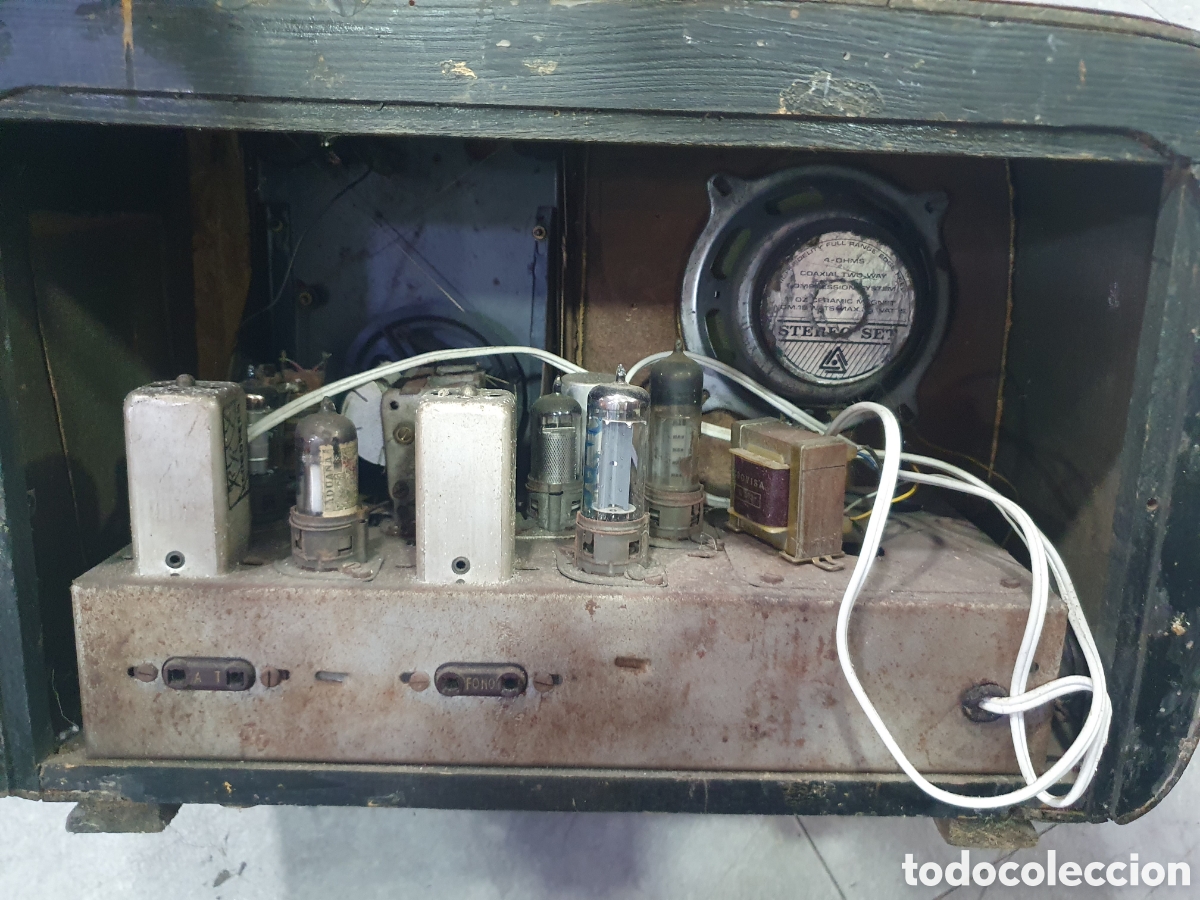 Radios de v&aacute;lvulas: Antigua radio de valvulas - Foto 7