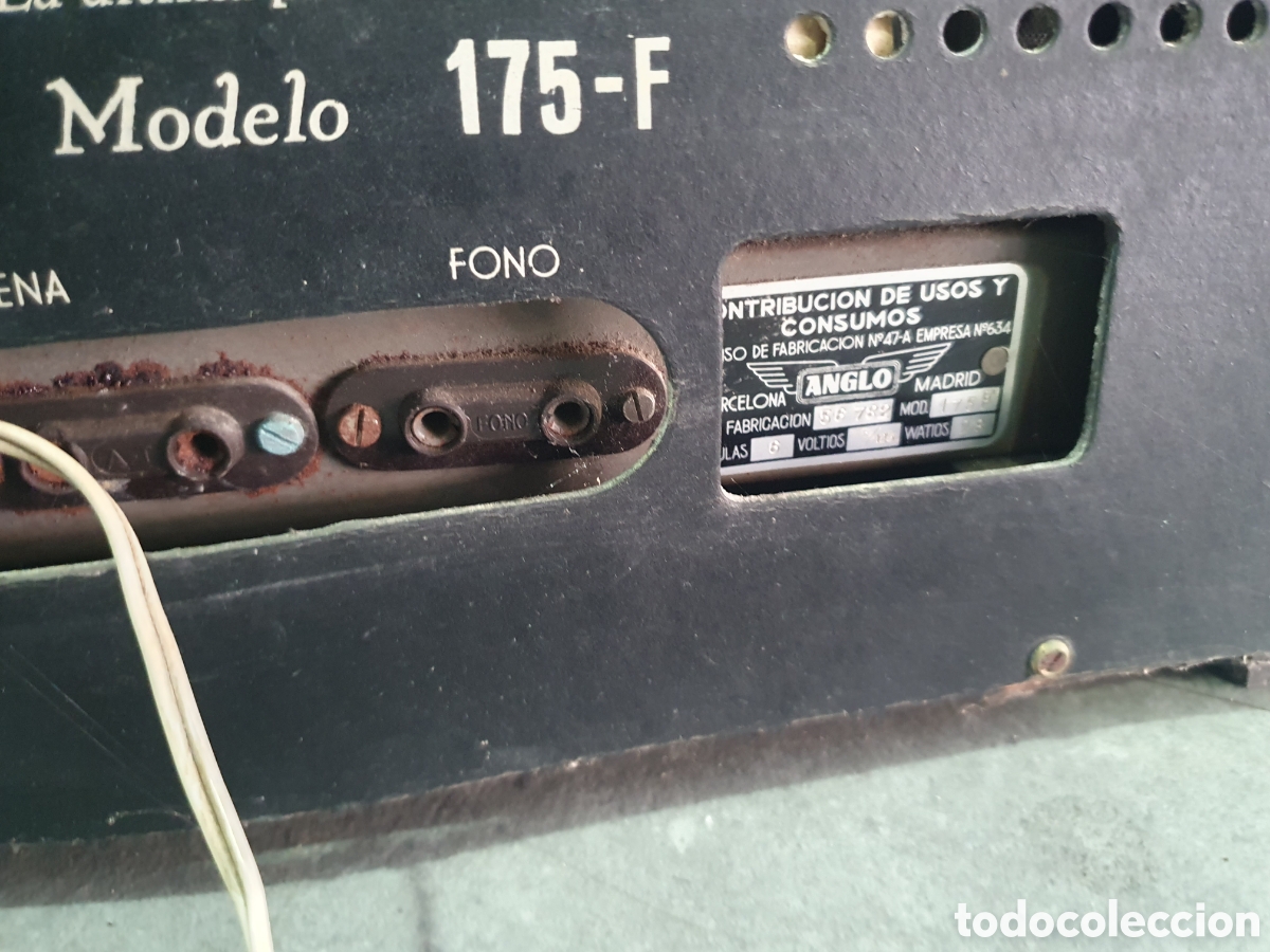 Radios de v&aacute;lvulas: Radio de v&aacute;lvulas Anglo 175-F - Foto 6