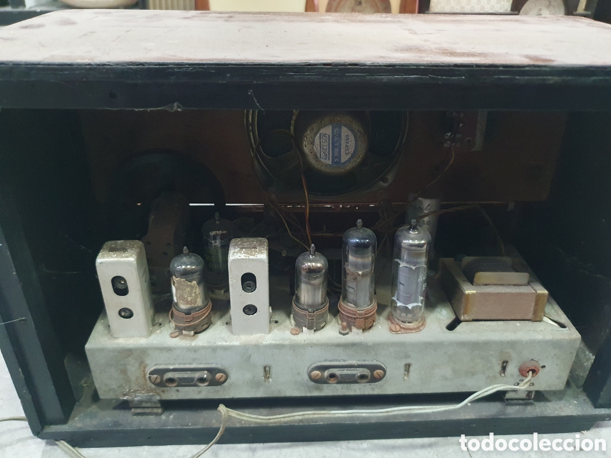 Radios de v&aacute;lvulas: Antigua radio de valvulas - Foto 6