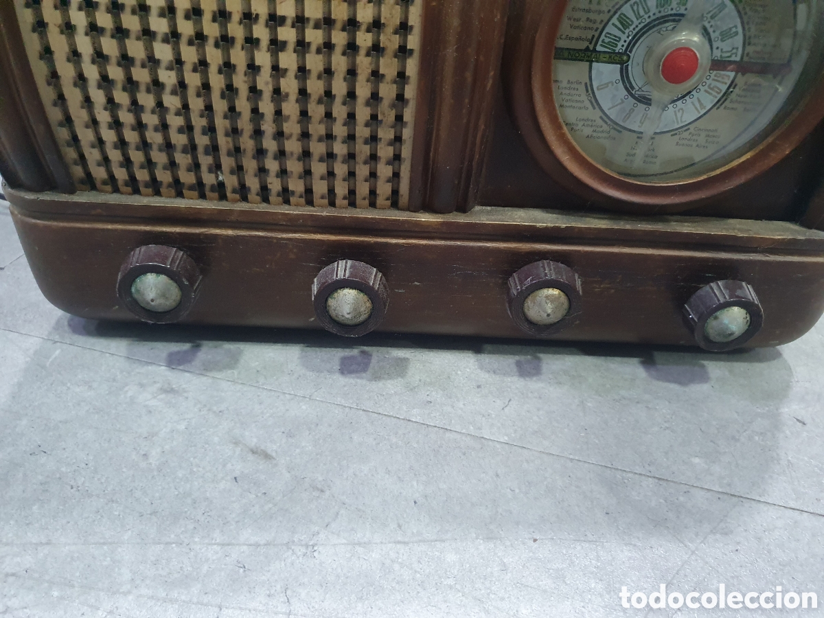 Radios de v&aacute;lvulas: Antigua radio a valvulas - Foto 4