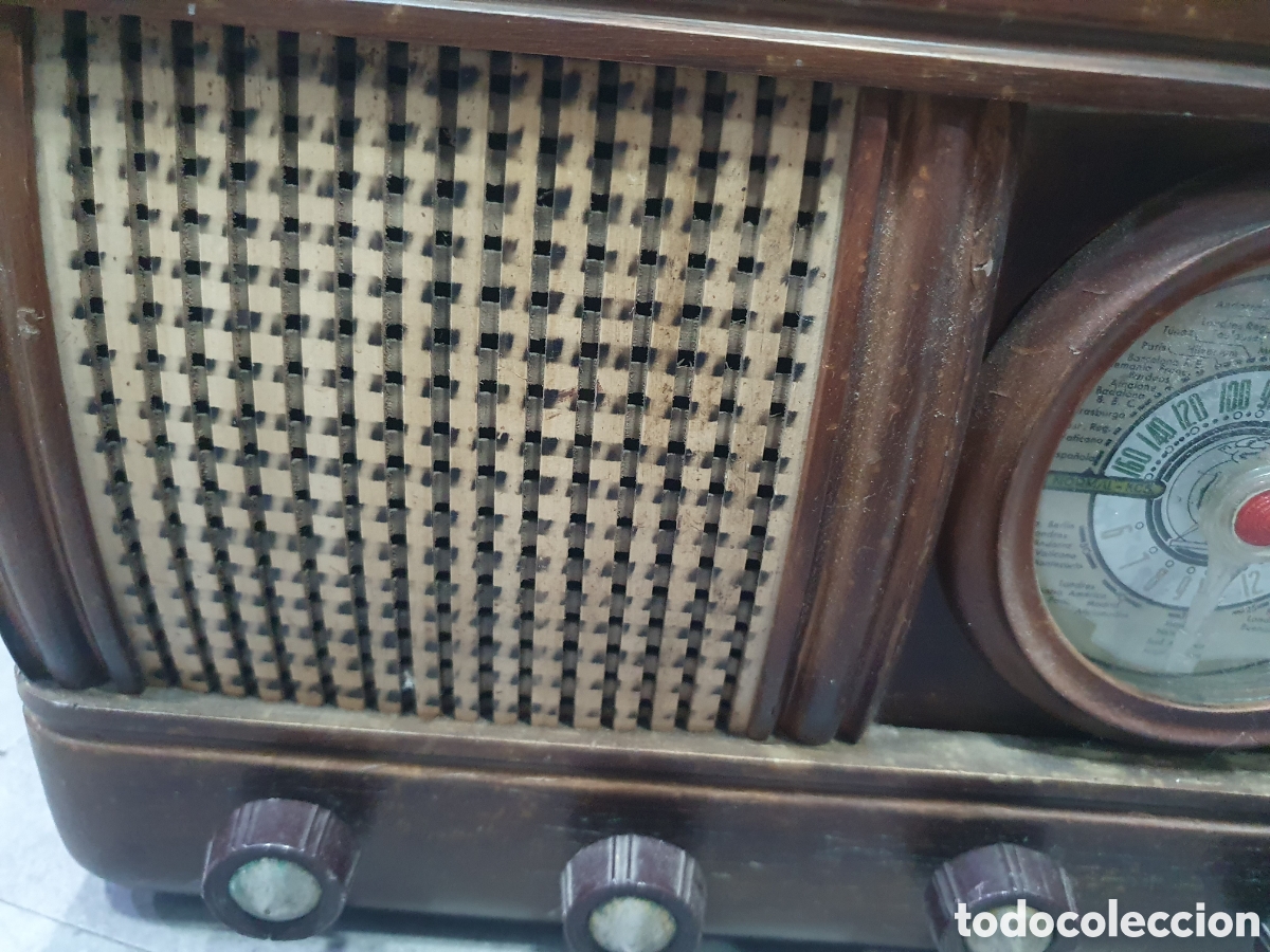 Radios de v&aacute;lvulas: Antigua radio a valvulas - Foto 5
