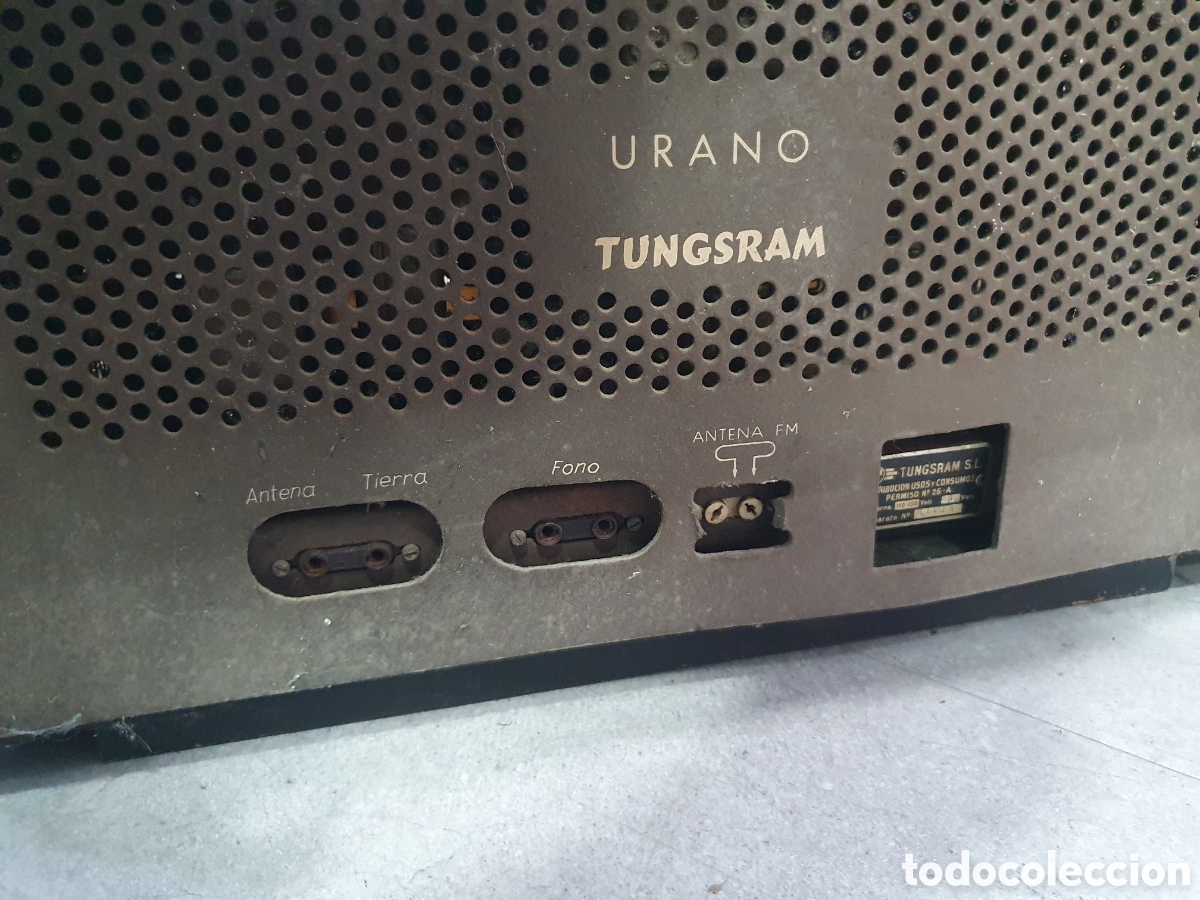 Radios de v&aacute;lvulas: Radio a v&aacute;lvulas Tungsram Urano - Foto 7
