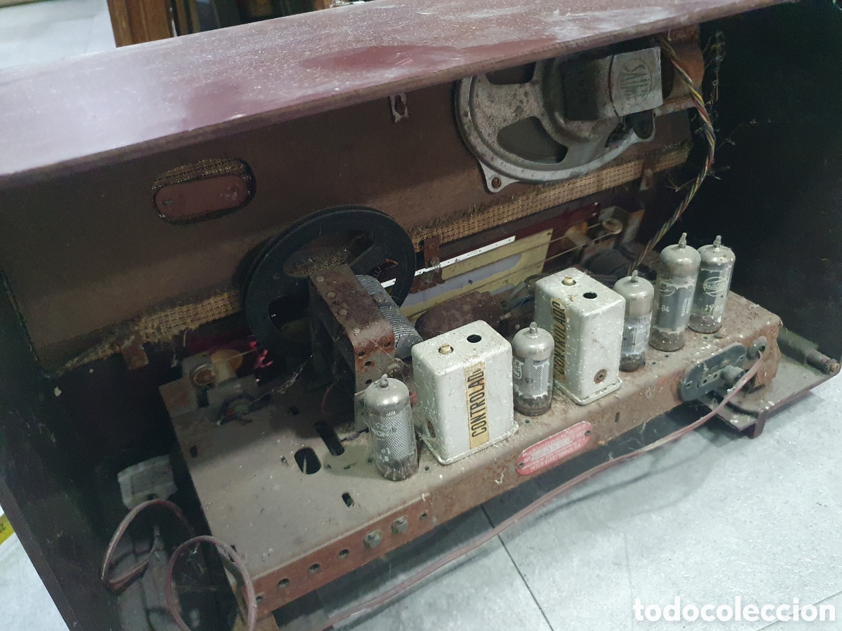 Radios de v&aacute;lvulas: Radio de v&aacute;lvulas de Baquelita Inter - Foto 4