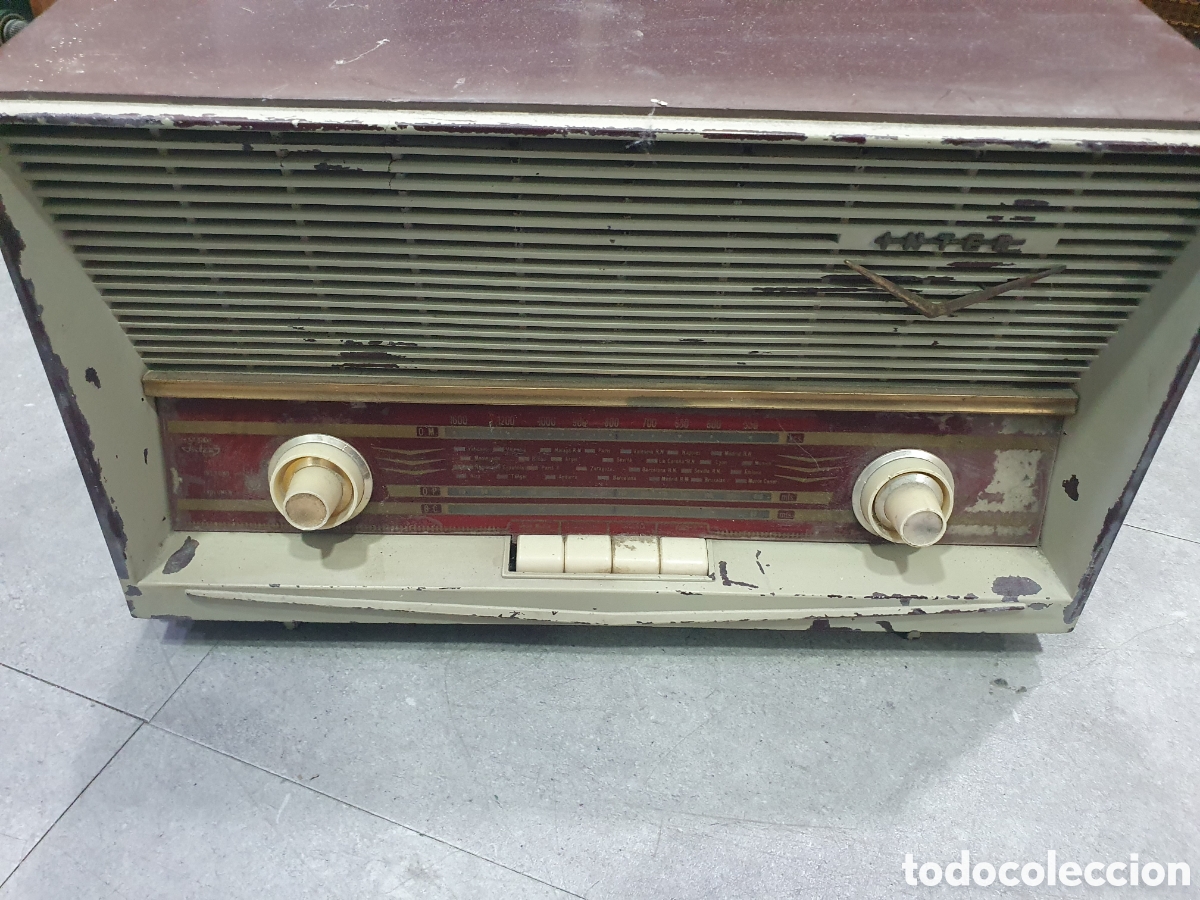 Radios de v&aacute;lvulas: Radio de v&aacute;lvulas de Baquelita Inter