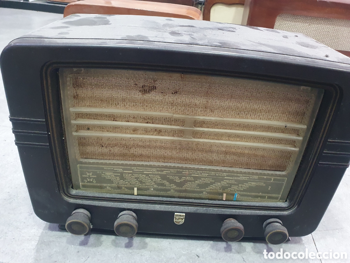 Radios de v&aacute;lvulas: Radio Philips a valvulas