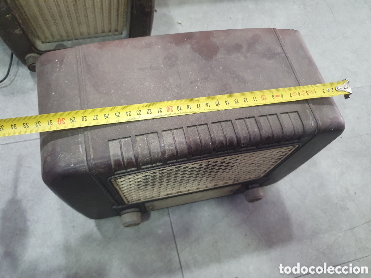 Radios de v&aacute;lvulas: Antigua radio Philips a valvulas - Foto 2
