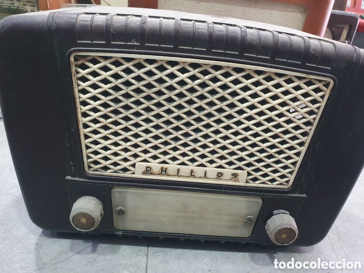 Radios de v&aacute;lvulas: Antigua radio Philips a valvulas