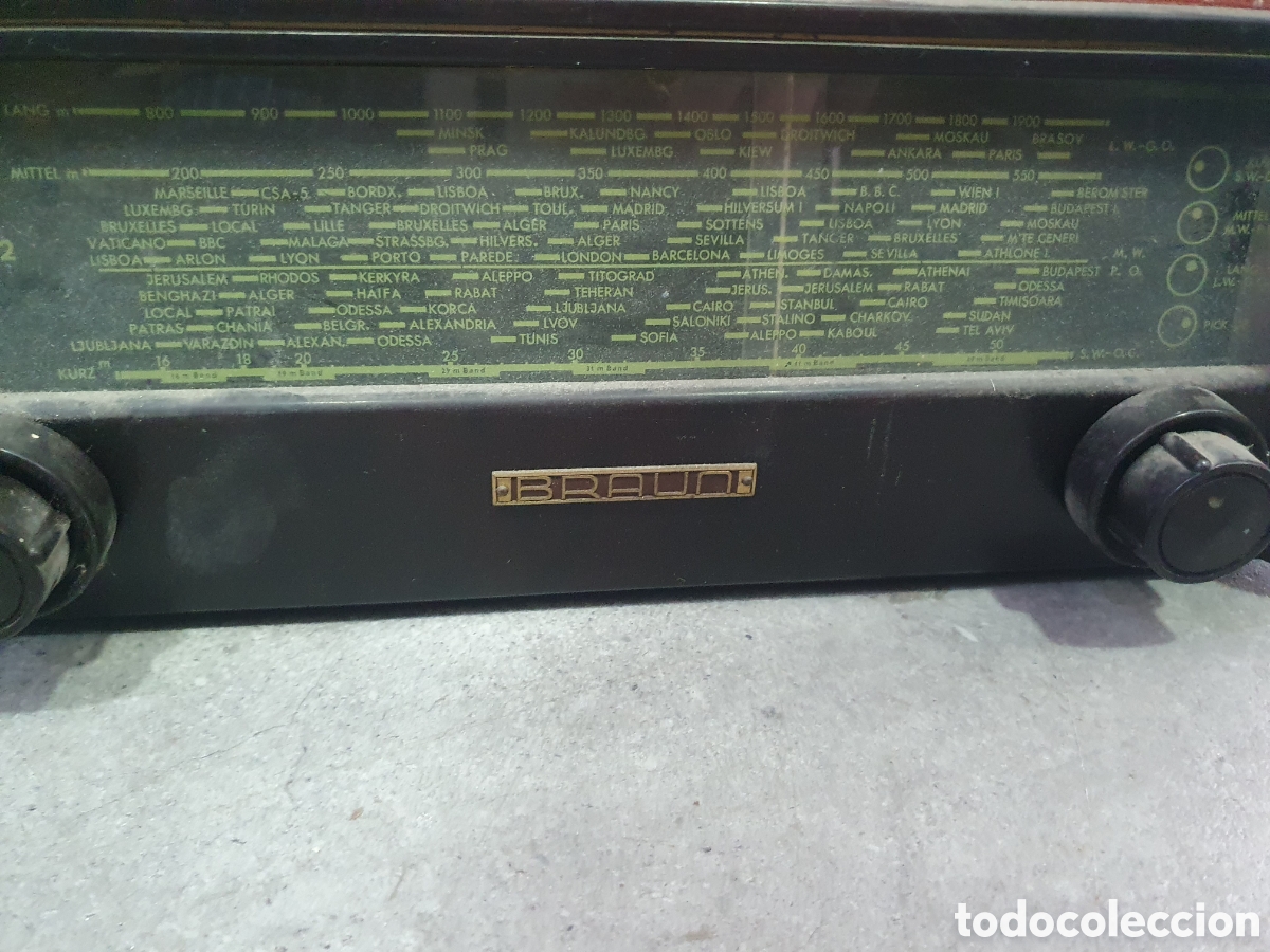 Radios de v&aacute;lvulas: Radio Braun a valvulas - Foto 5