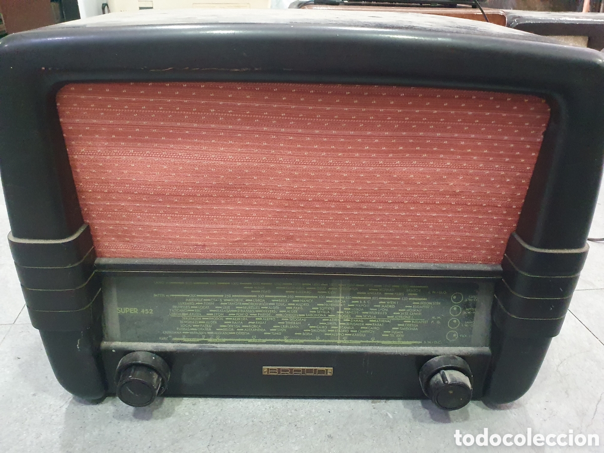 Radios de v&aacute;lvulas: Radio Braun a valvulas