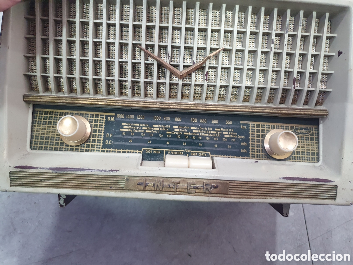 Radios de v&aacute;lvulas: Radio de baquelita Inter Texas AM - Foto 4