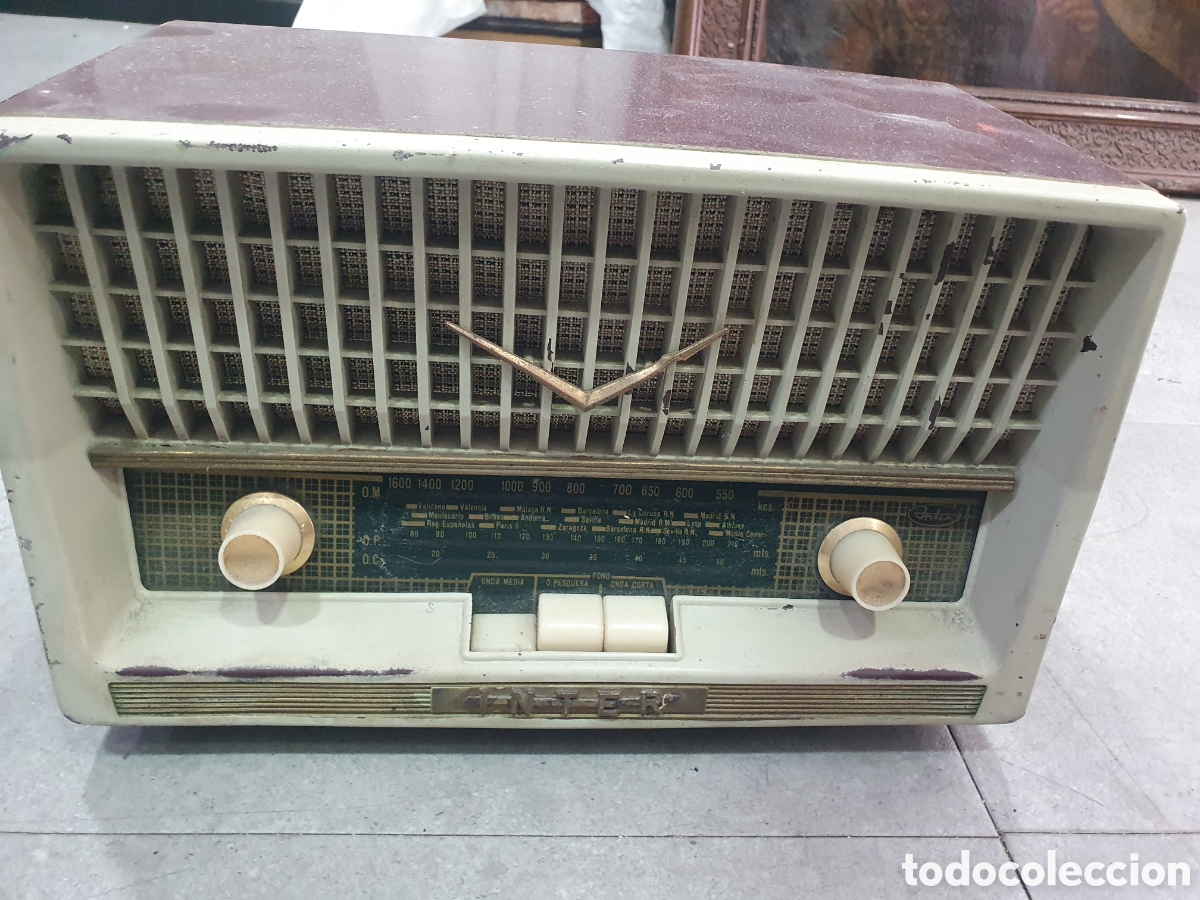 Radios de v&aacute;lvulas: Radio de baquelita Inter Texas AM