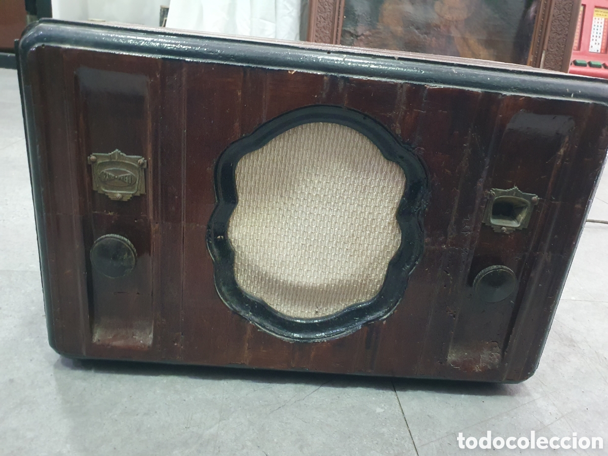 Radios de v&aacute;lvulas: Antigua radio a v&aacute;lvulas Radio Prieto