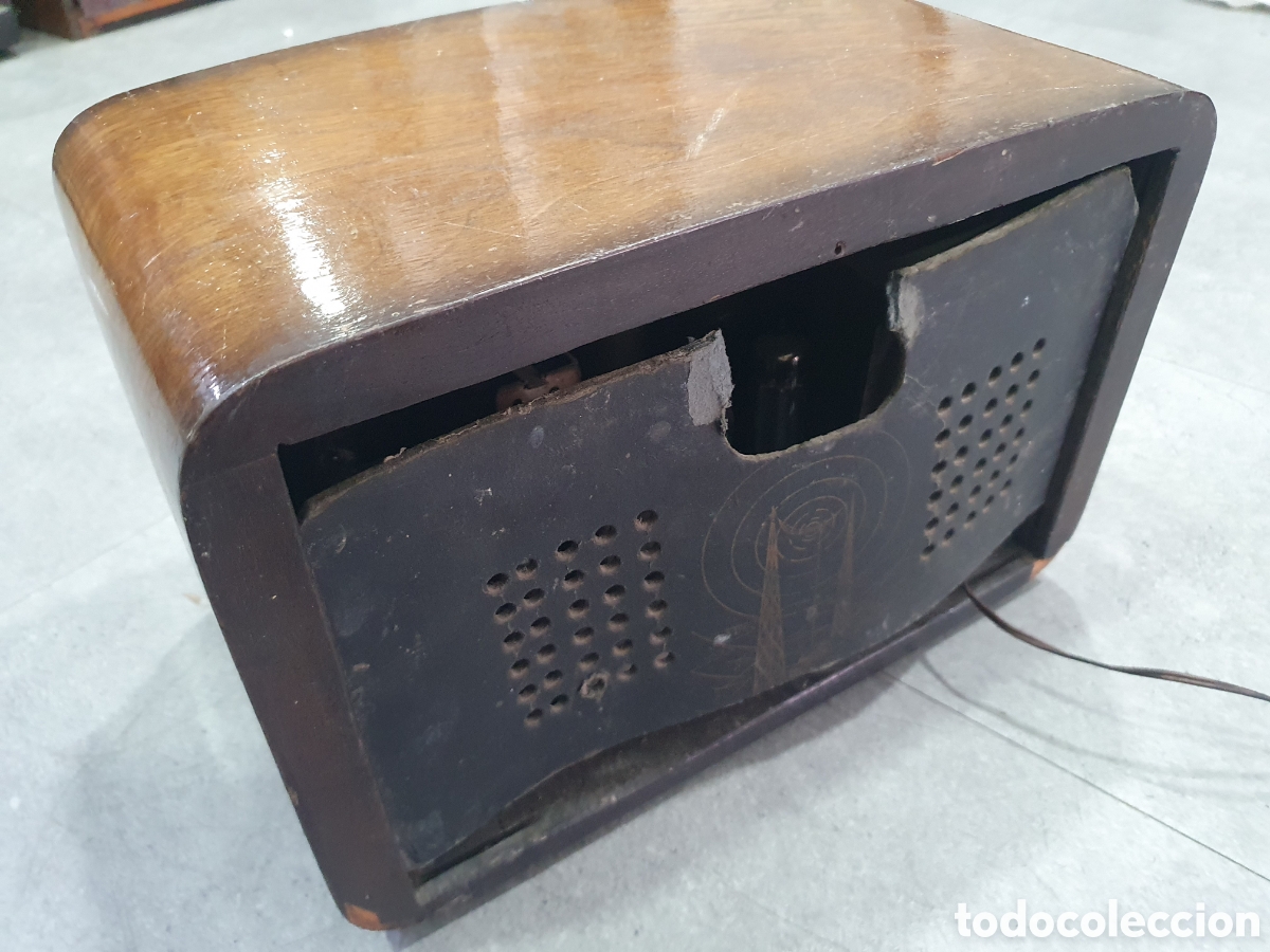 Radios de v&aacute;lvulas: Antigua radio a valvulas Atlantic. (B) - Foto 7