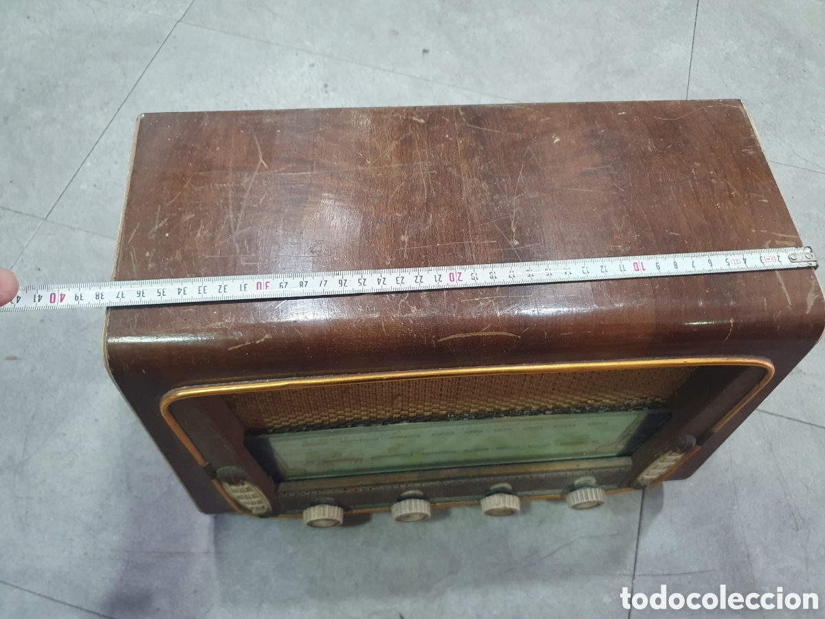 Radios de v&aacute;lvulas: Antigua radio a v&aacute;lvulas. (B) - Foto 2