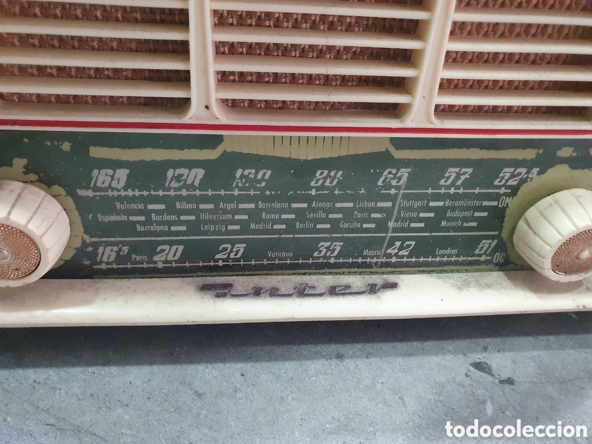 Radios de v&aacute;lvulas: Radio a v&aacute;lvulas Inter 416. (B) - Foto 2