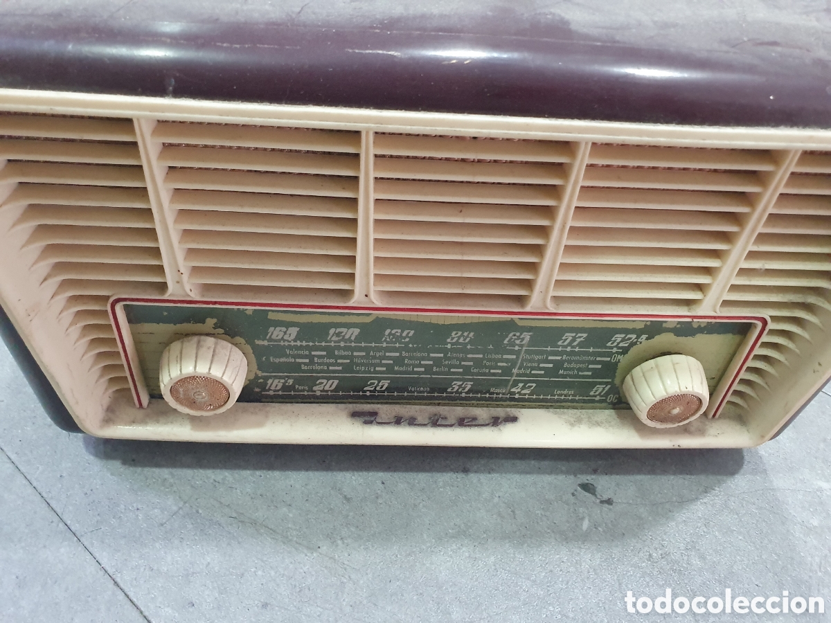 Radios de v&aacute;lvulas: Radio a v&aacute;lvulas Inter 416. (B) - Foto 5