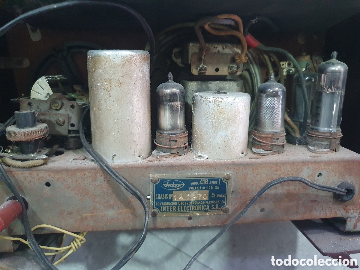 Radios de v&aacute;lvulas: Radio a v&aacute;lvulas Inter 416. (B) - Foto 7