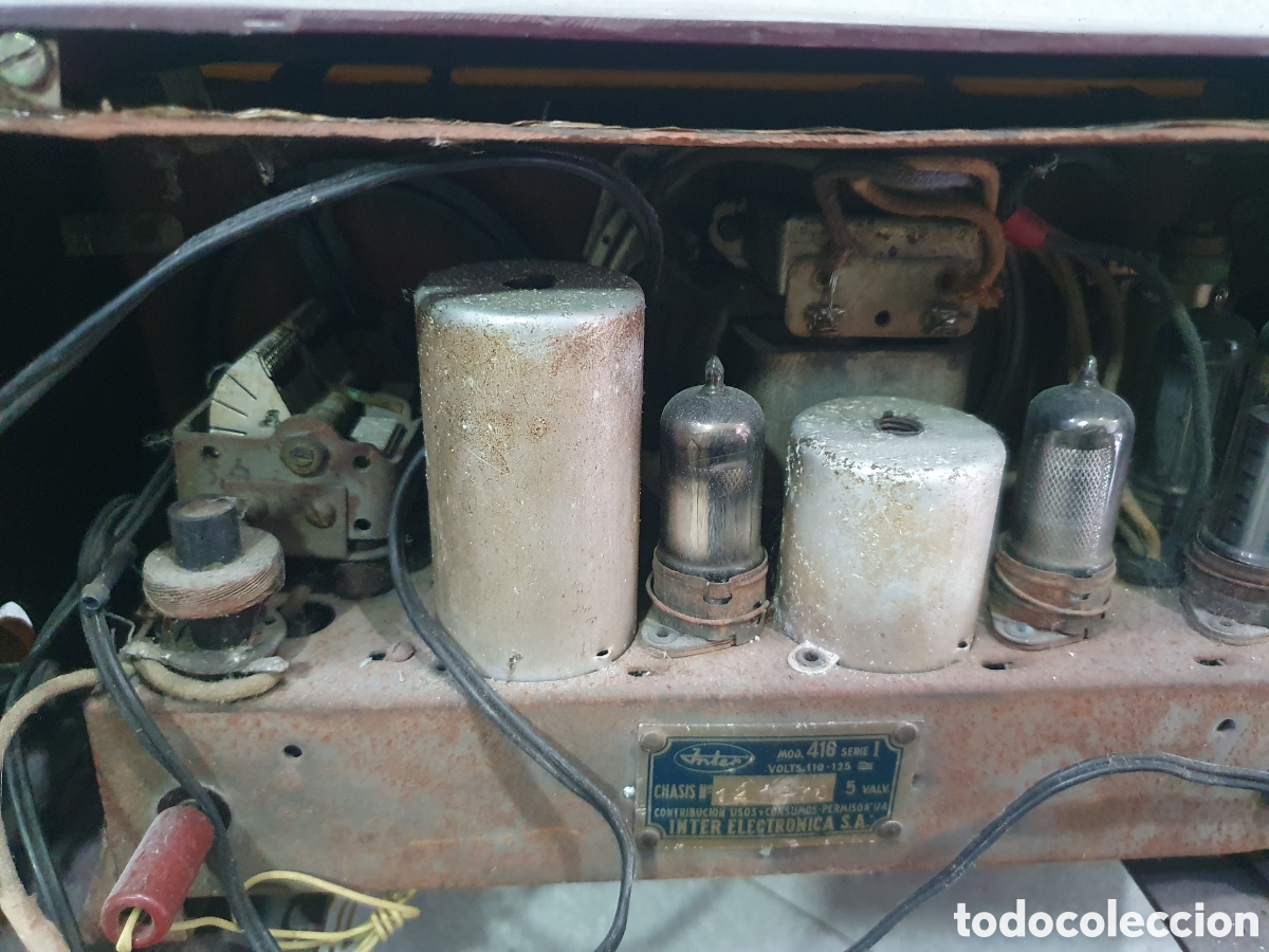 Radios de v&aacute;lvulas: Radio a v&aacute;lvulas Inter 416. (B) - Foto 9