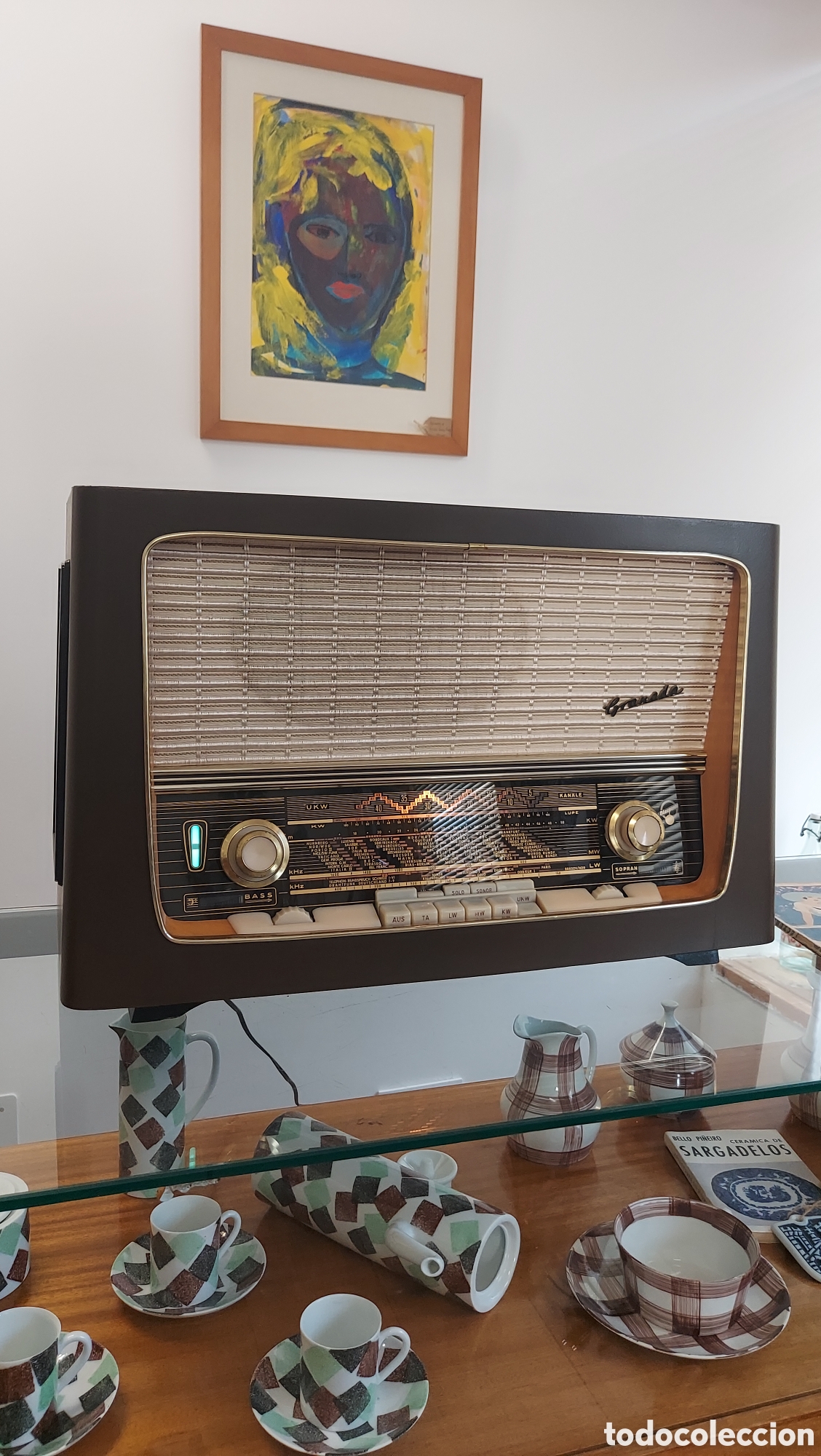 Radios de v&aacute;lvulas: Radio de v&aacute;lvulas Blaupunkt Granada 1959 - Foto 7