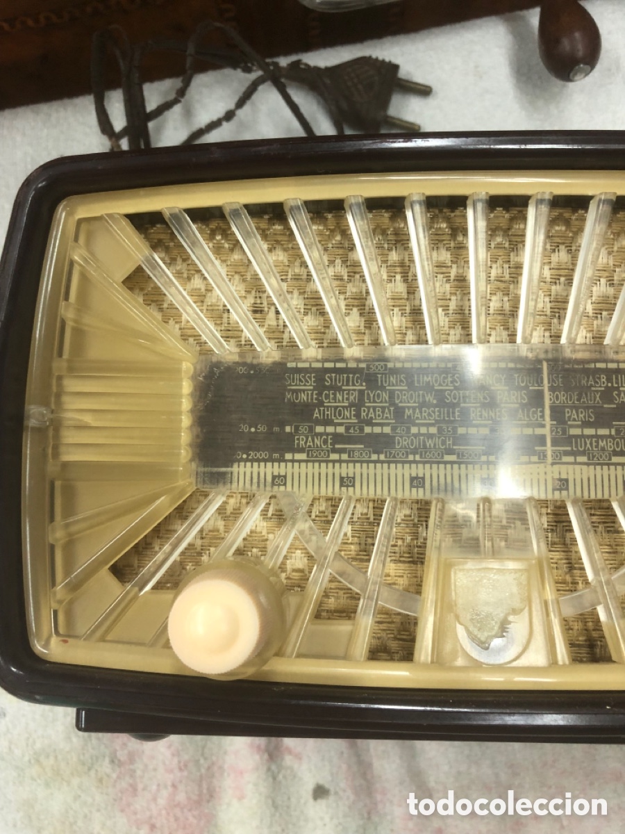 Radios de v&aacute;lvulas: Radio francesa baquelita - Foto 6