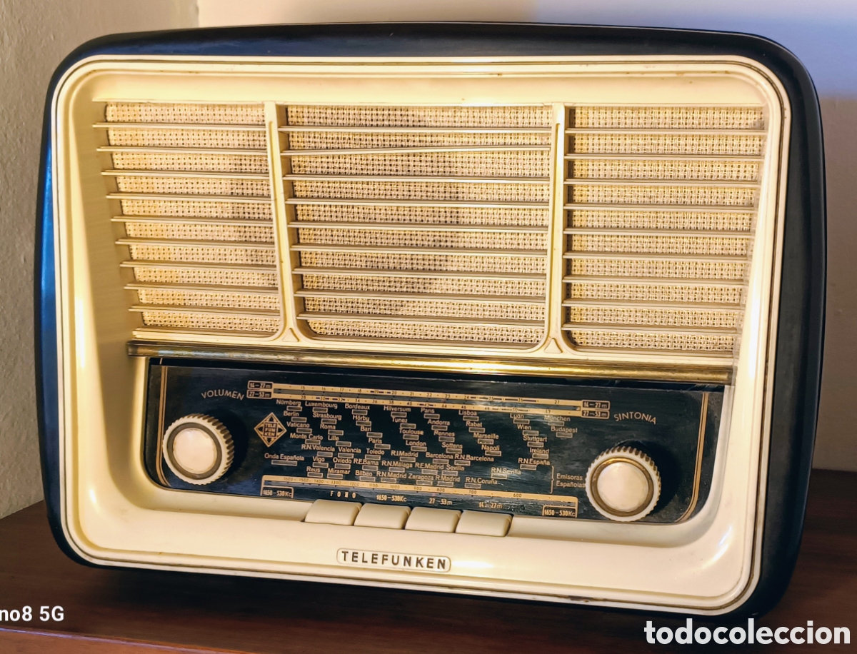 Radios de v&aacute;lvulas: Radio vintage Telefunken