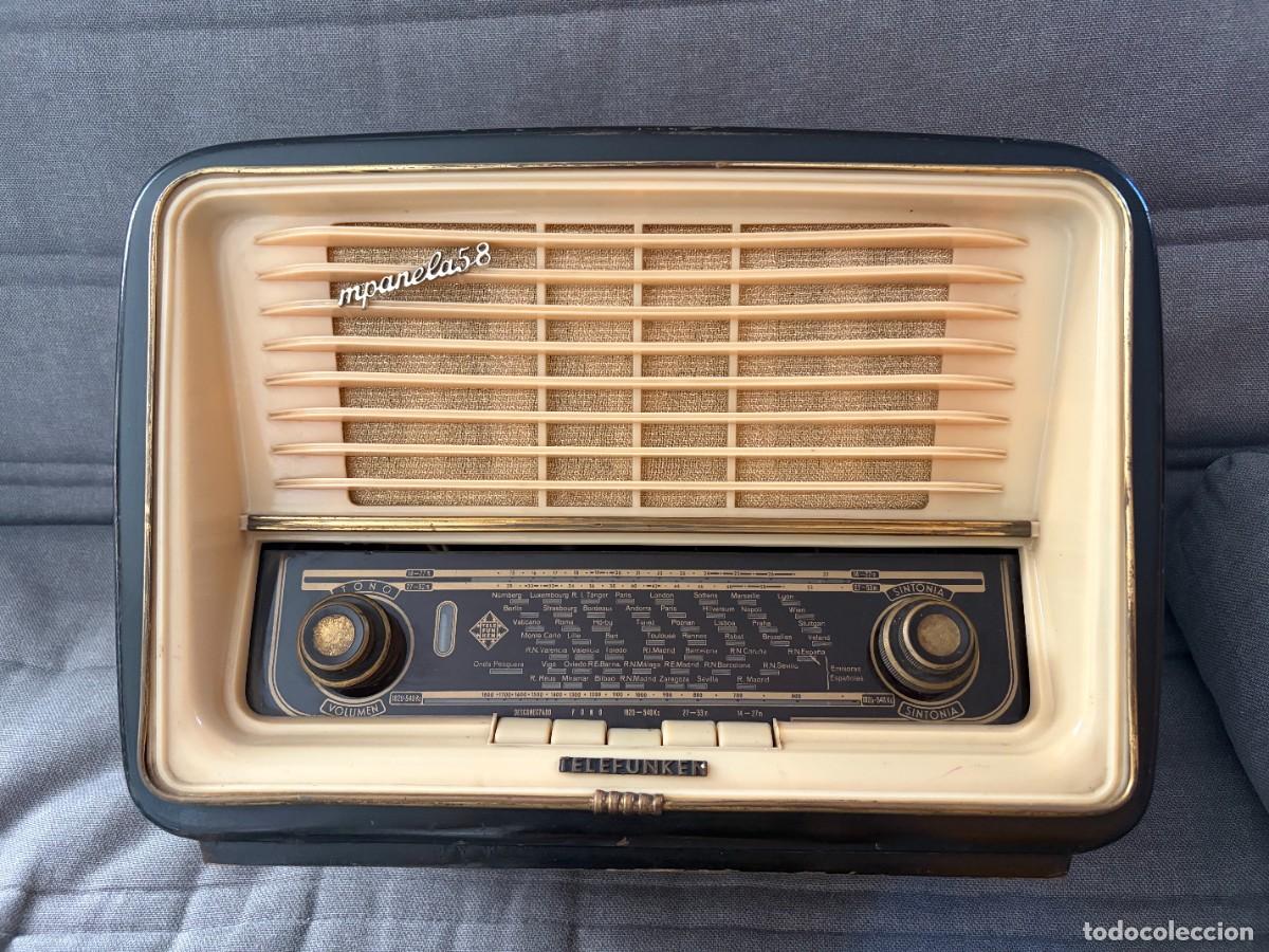 Radios de v&aacute;lvulas: Campanela 58-3D U1736D - Telefunken Radiot&eacute;cnica