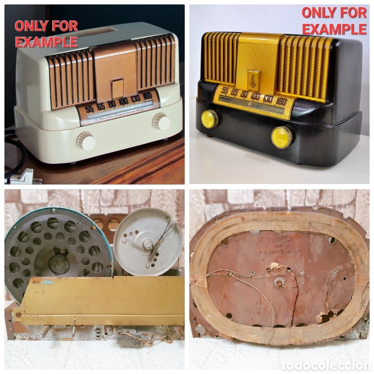 Radios de v&aacute;lvulas: CHASIS RADIO ANTIGUA V&Aacute;LVULAS EMERSON 561A THE MODERNE RAYMOND LOEWY BAQUELITA BAKELITA VINTAGE &Eacute;POC