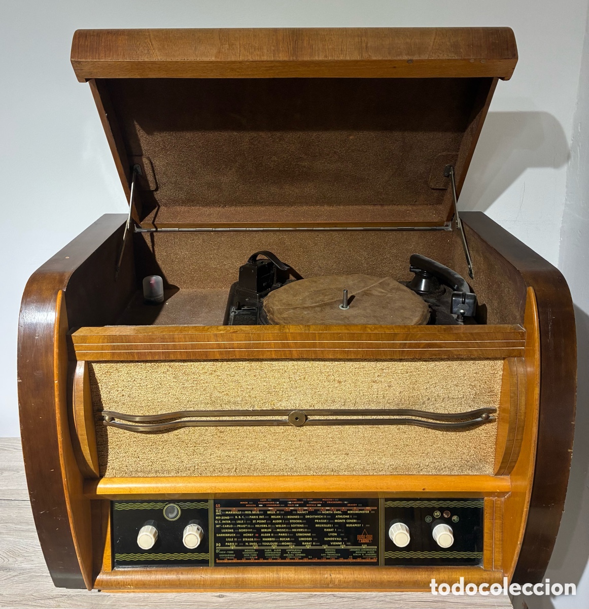 Radios de v&aacute;lvulas: Radio Realson vintage madera - Foto 3