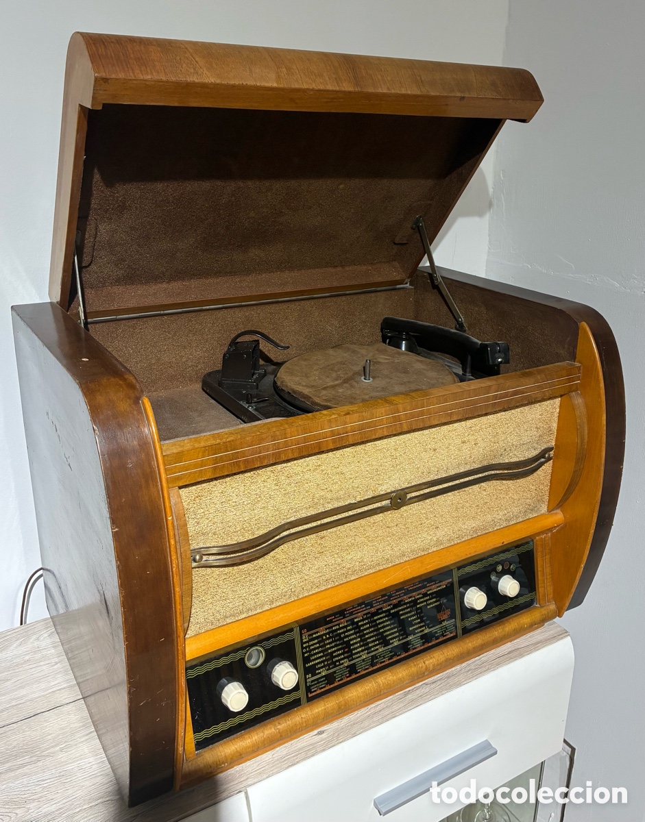 Radios de v&aacute;lvulas: Radio Realson vintage madera - Foto 4