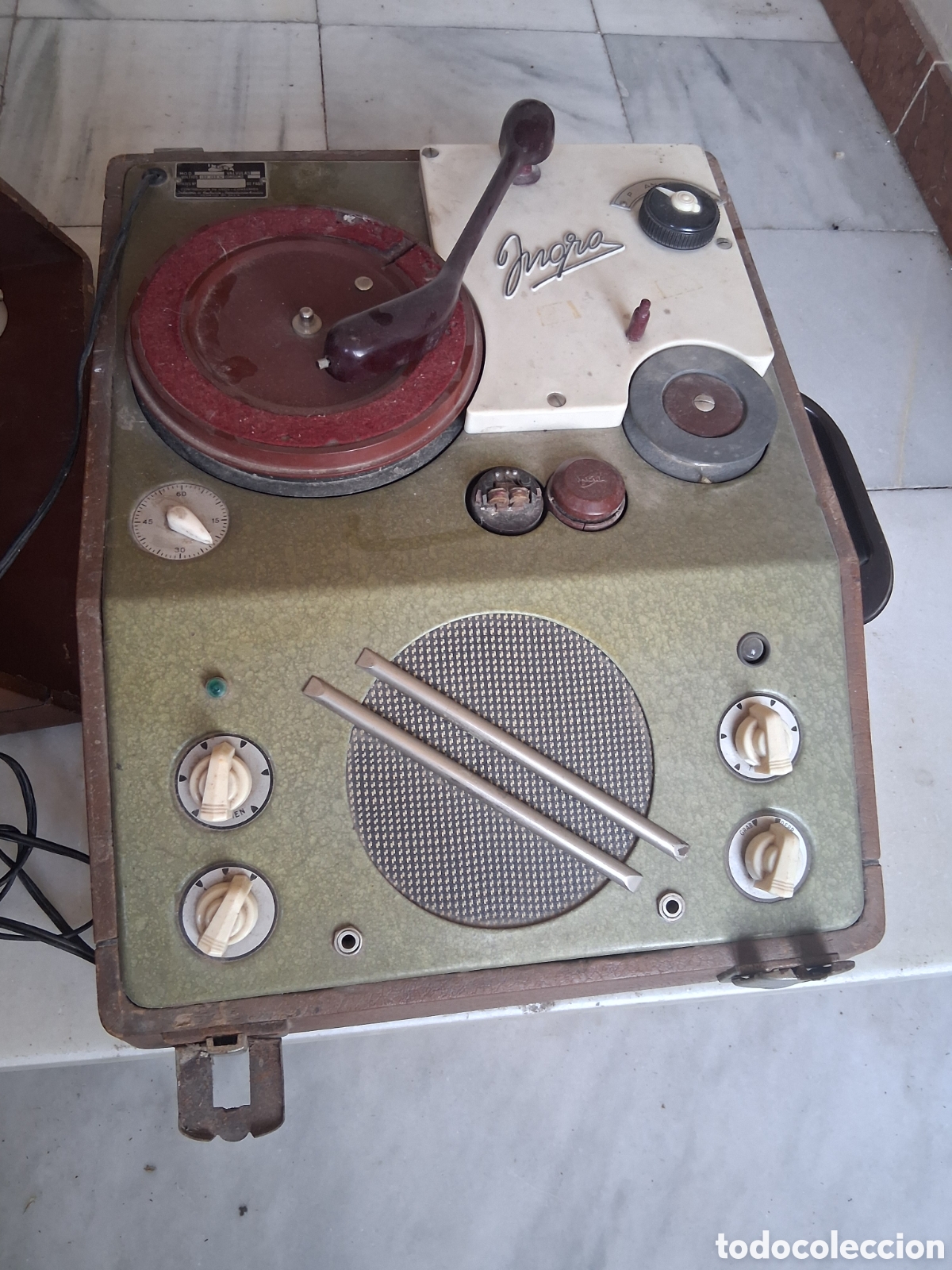 R&aacute;dios de v&aacute;lvulas: Amplificador de Audio m&uacute;sica magnet&oacute;fono de hilo Ingra AM-53