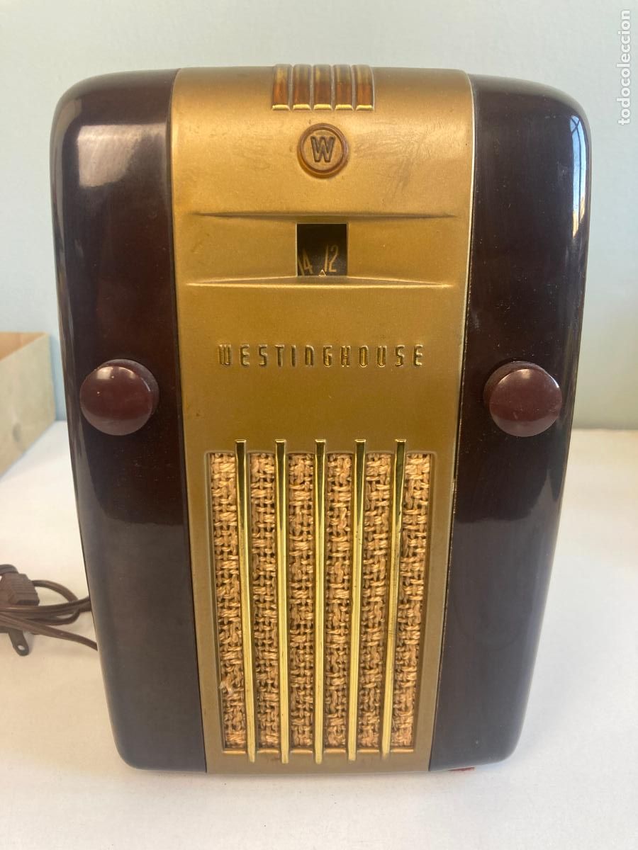 Radios de v&aacute;lvulas: WESTINGHOUSE H-127, BAQUELITA A&Ntilde;O 1947 - LA NEVERA