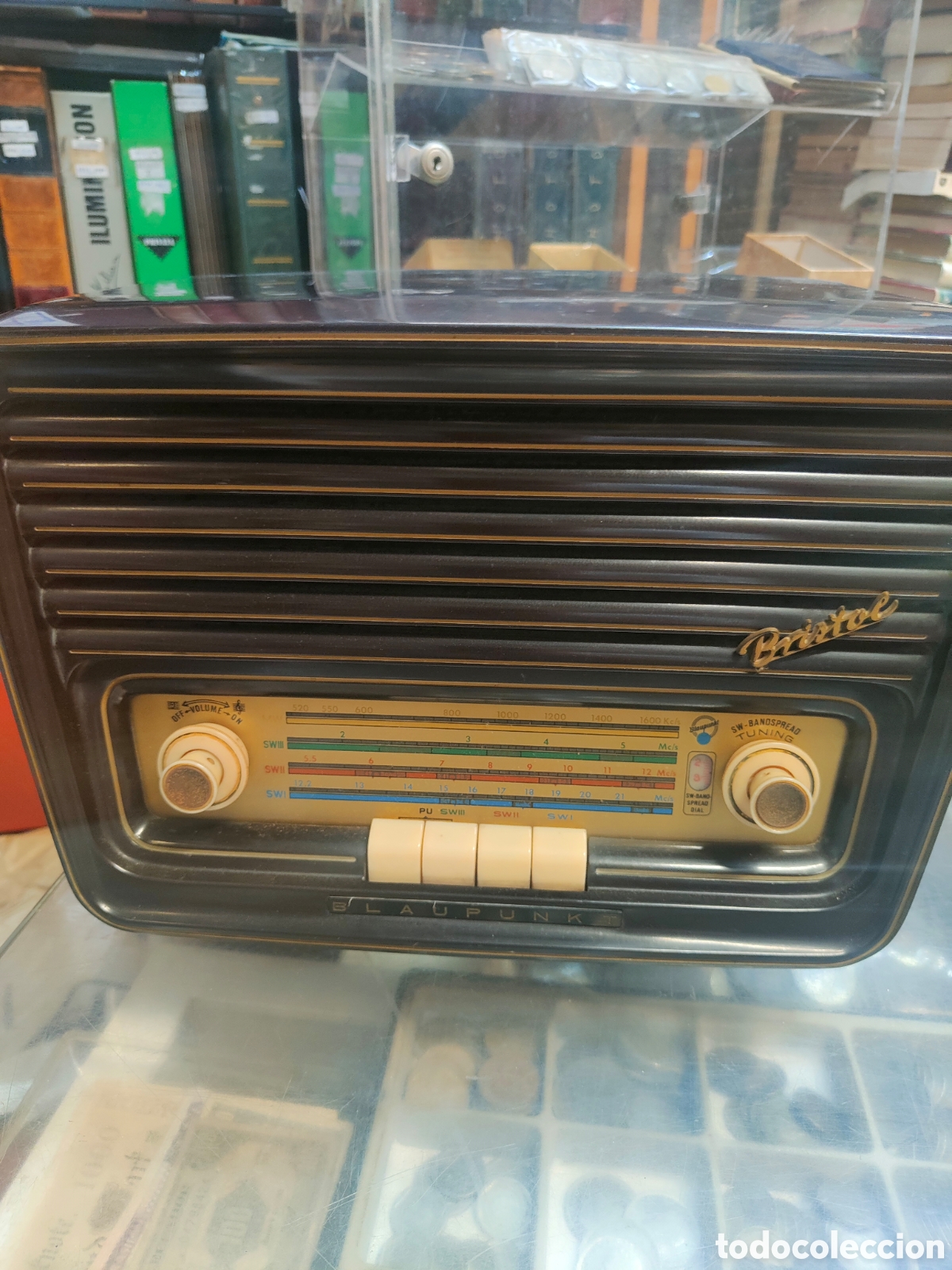 Radios de v&aacute;lvulas: Radio blaupunkt Bristol a&ntilde;os 40 o 50