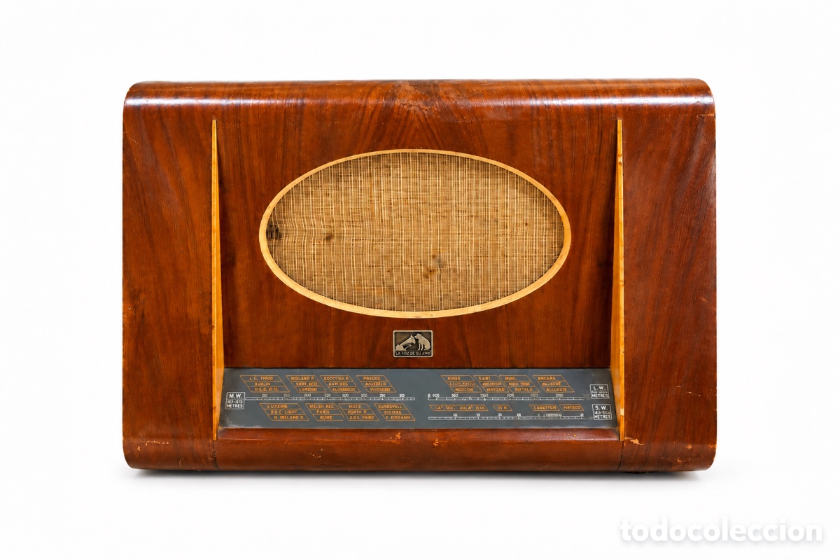 Radios &agrave; lampes: Radio His M&aacute;ster Voice 1112 by The Gramophone Company LTD, Hayes-Middlesex, Inglaterra 1950&rsquo;s