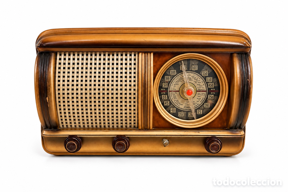 Radios &agrave; lampes: Antigua Radiodina 1950&rsquo;s