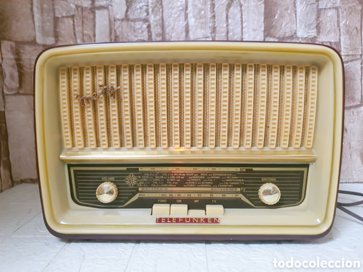 Valve radios: !! FUNCIONA !! TELEFUNKEN MEDY R266 FUNCIONANDO RADIO ANTIGUA V&Aacute;LVULAS BAQUELITA VINTAGE &Eacute;POCA MANDO